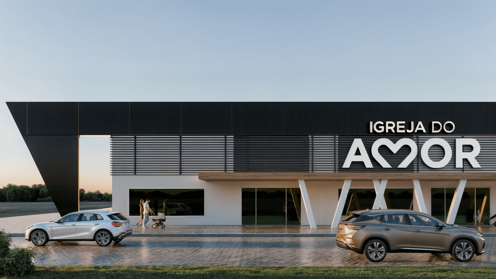 Projeto arquitetônico de igrejas desenvolvido pela RLA Arquitetura